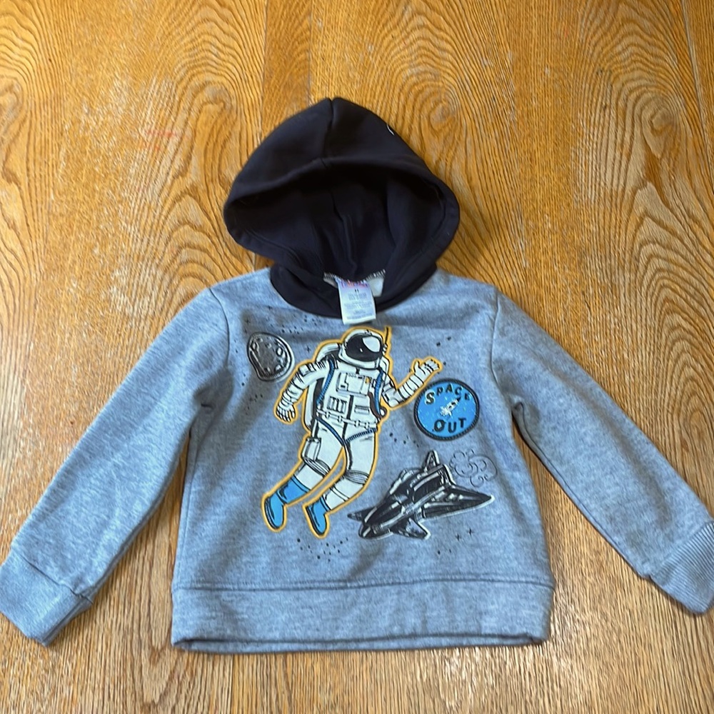 3T gently used grey hoody